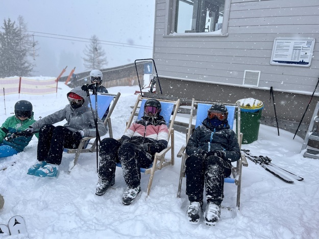 Entspannen im Liegestuhl Entspannen im Liegestuhl